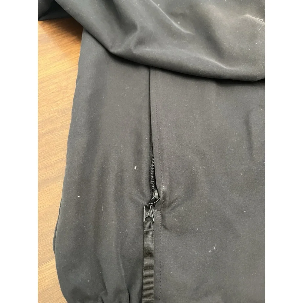 5.11 Tactical Jacket Men Large Black Lined Packable Rain Wind Resistant Full Zip